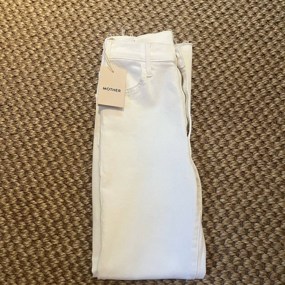 Mother Women's White Jeans
